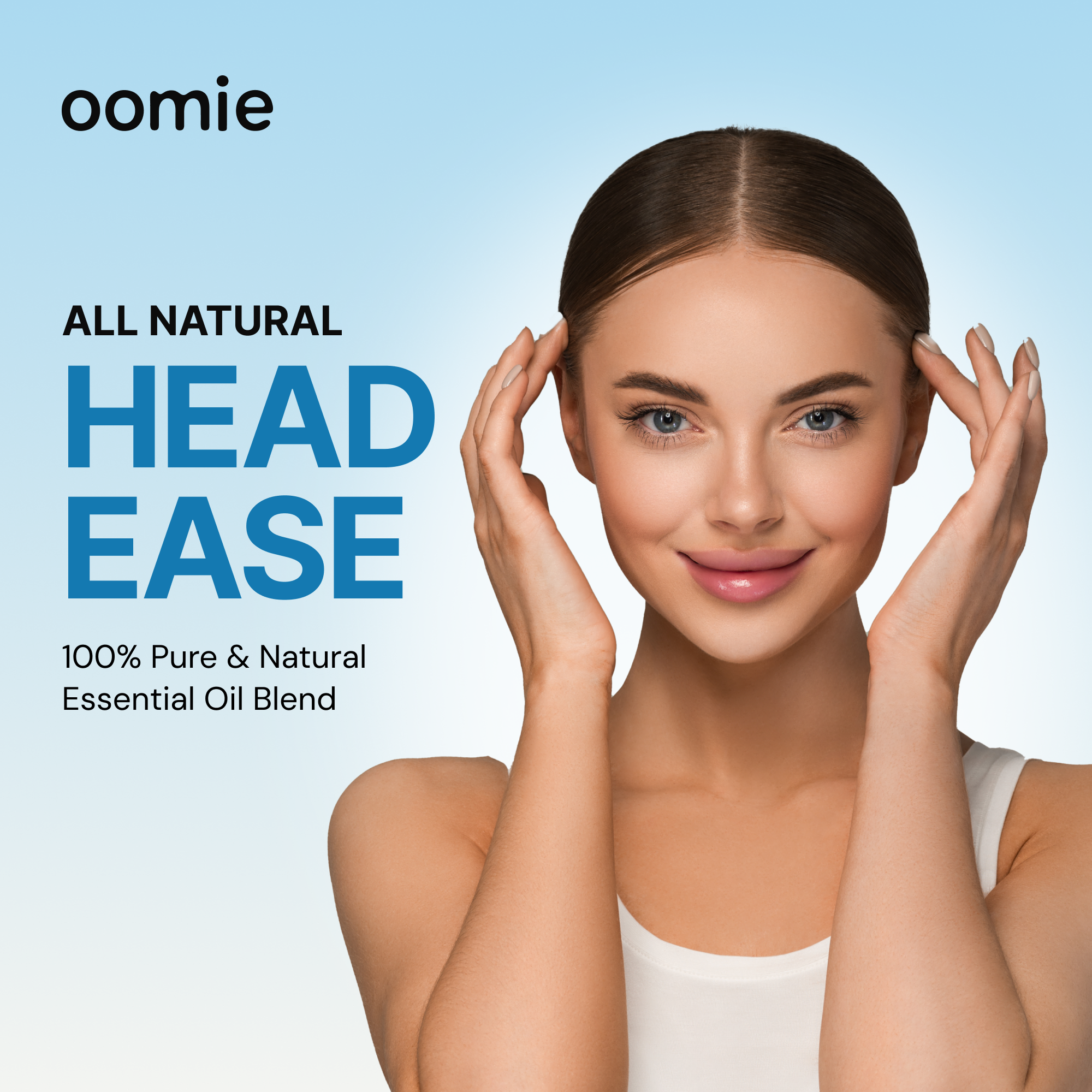 Oomie - Head Ease Essential Oil Roll On for Migraine, Head Tension Relief